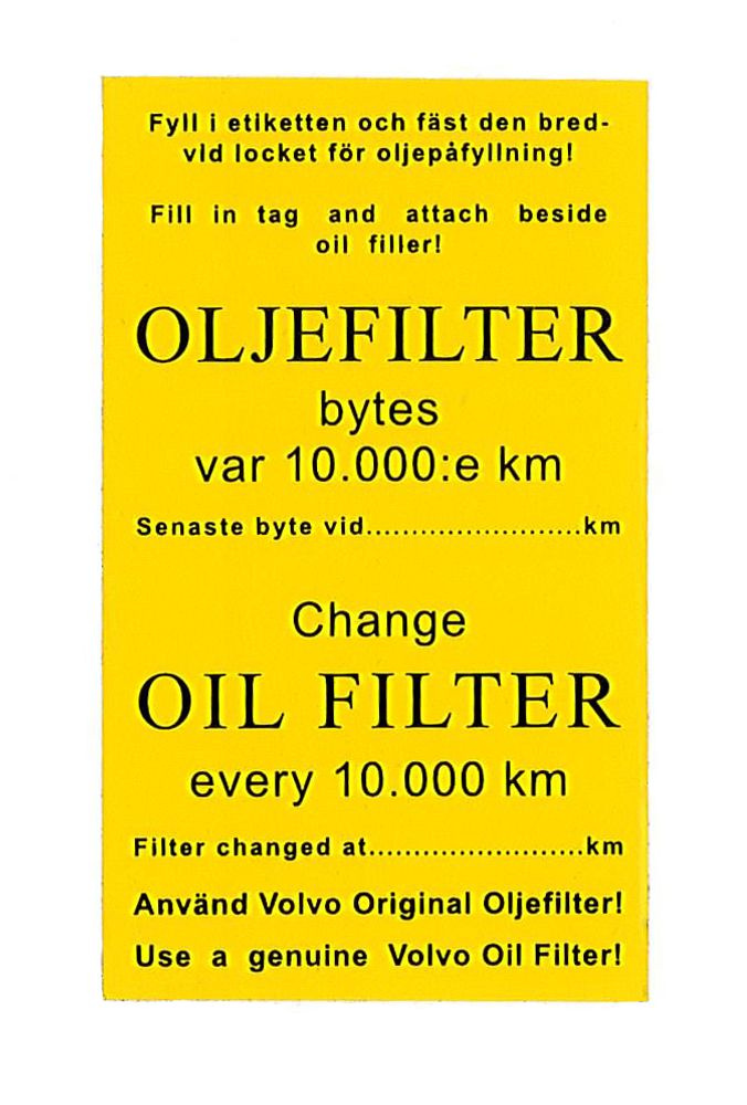 Dekal Service �lfilter
