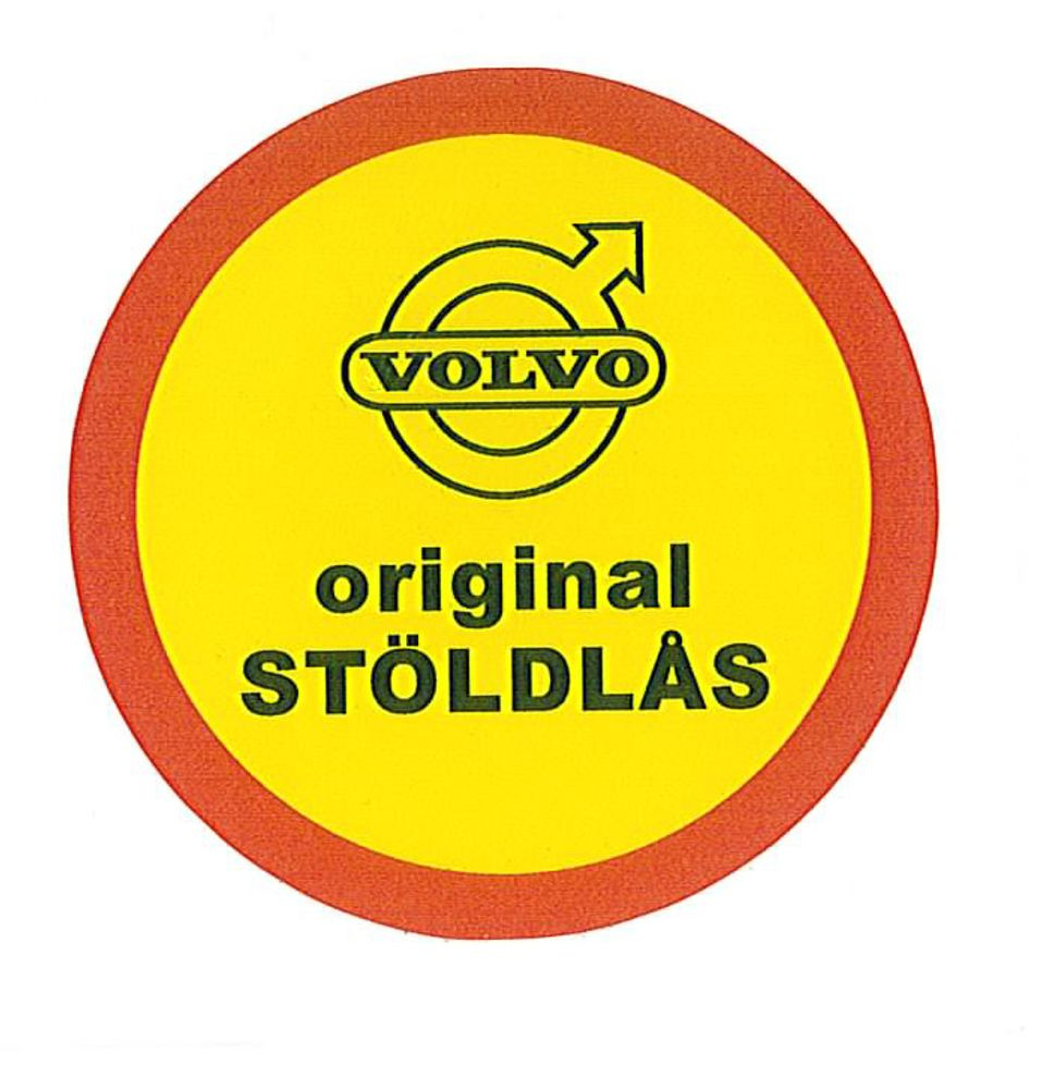 Dekal Diebstahlsschutz Schloss