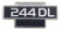 Emblem 244DL 1975 20A