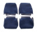 Polstersatz Vordersitze 240 78-85 blau Polstersatz Vordersitze 240 78-85 blau