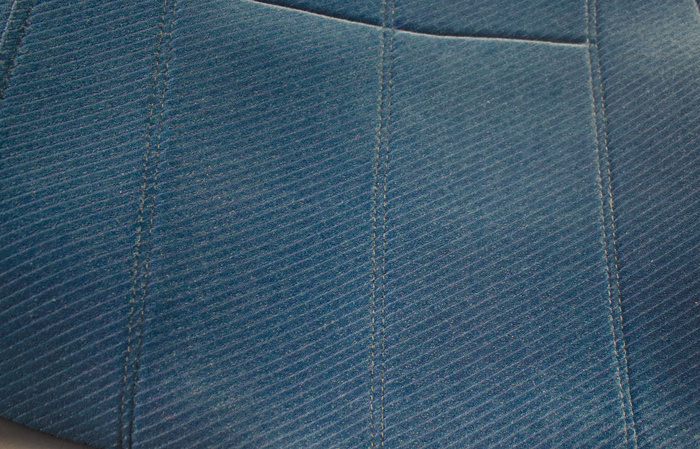 Polstersatz Vordersitze 240 78-85 blau