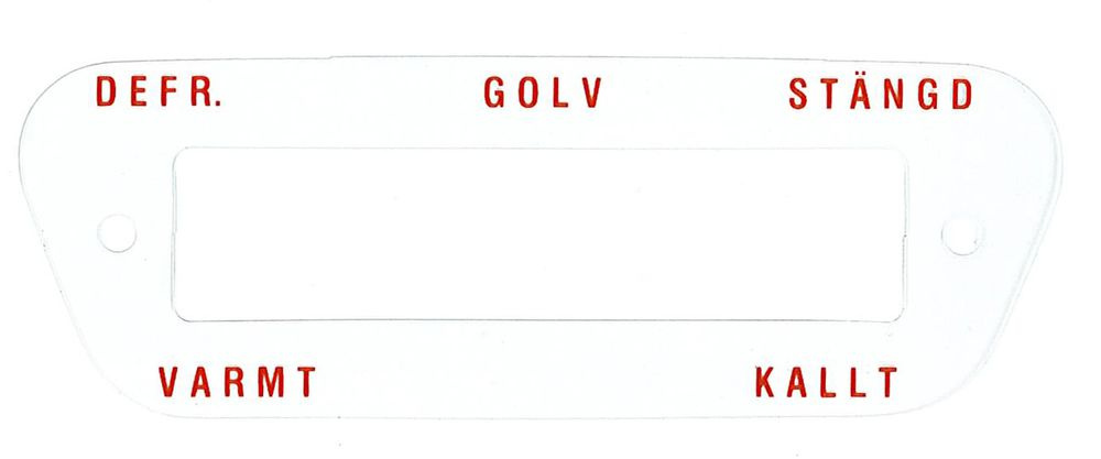 Dekal Heizungsregler 544/Duett schwedisc