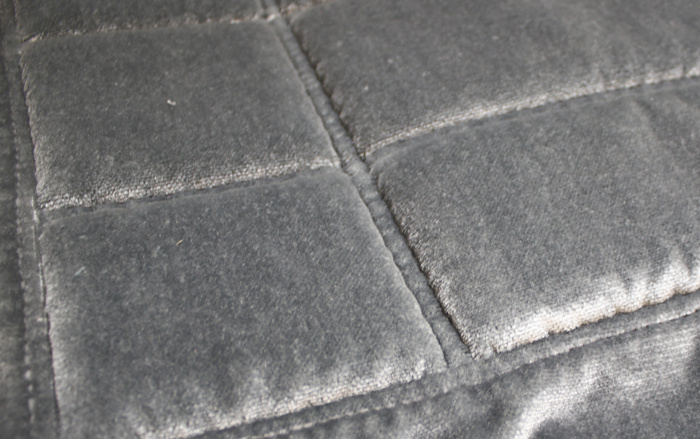 Polster Sitz h 240 -78 grau Pl�sch