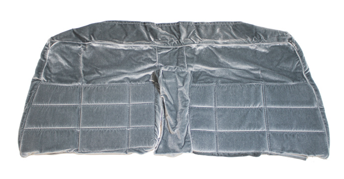 Polster R�cken h 240 -78 grau Pl�sch