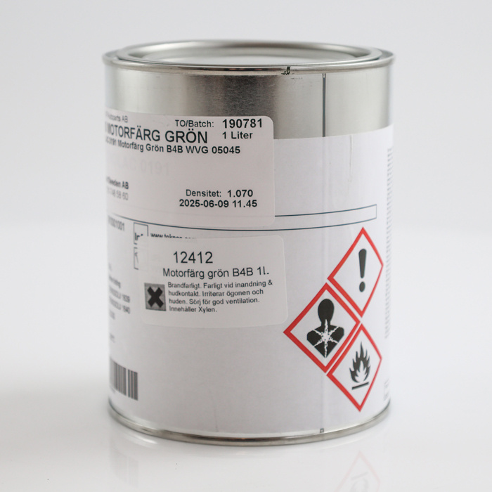 Motorfarbe gr�n B4B 1 liter