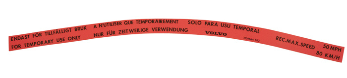 Dekal Ersatzrad 242GT/262