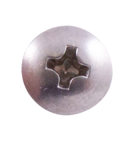 Schraube rostfrei h=12,5 mm