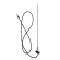 Antenne Universal verchromt mit rundem F Antenne Universal verchromt mit rundem F