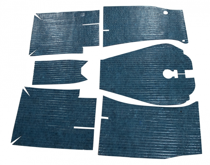 Teppichsatz Amazon schwarz Textil 65-70