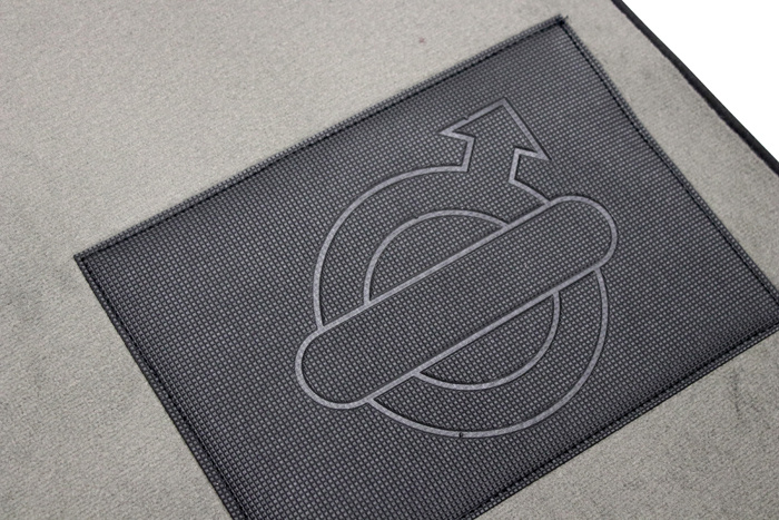 Mattensatz Duett 445 grau Textil