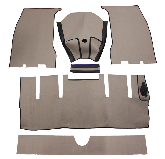 Mattensatz P1800 graubeige Textil Rechts