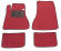 Mattensatz Zubehr 1800E/ES rot Textil