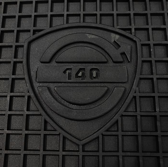 Mattensatz Zubeh�r 140 1967-71 schwarz