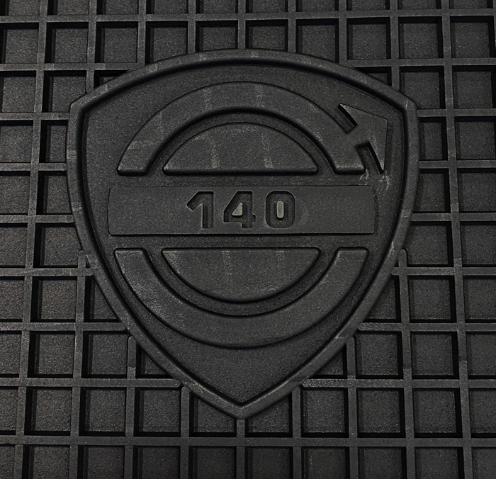 Mattensatz Zubeh�r 140 1973-74 schwarz