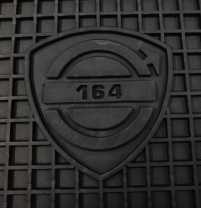 Mattensatz Zubeh�r 164 1969-71 schwarz