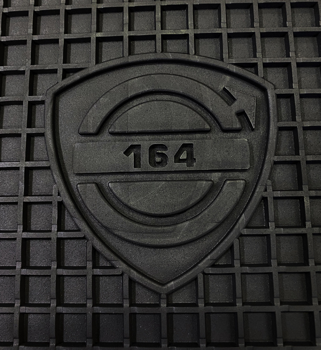 Mattensatz Zubeh�r 164 1973-74 schwarz