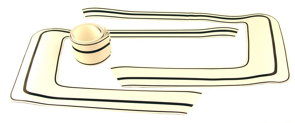 Streifen Aufklebersatz 140/164 GT hell