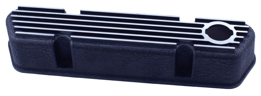 Ventildeckel B18/20 Alu.Schwarz wrinkle