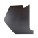 Pappe Spritzwand 544/210 schwarz re Pappe Spritzwand 544/210 schwarz re