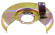 Bremsschild Amazon/1800 B20 2-Kreis vo r