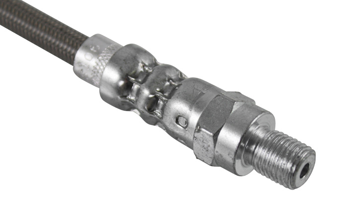 Bremsschlauch 140 vo aussen metallumwick