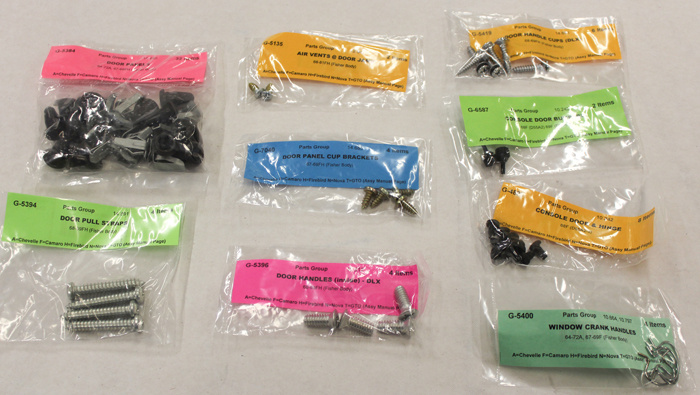 Schraubensatz Innenausstattung Camaro 68
