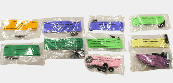 Schraubensatz Innenausstattung Camaro 68