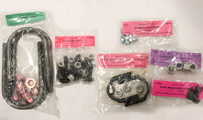 Schraubensatz Chassi Mustang 68 BB