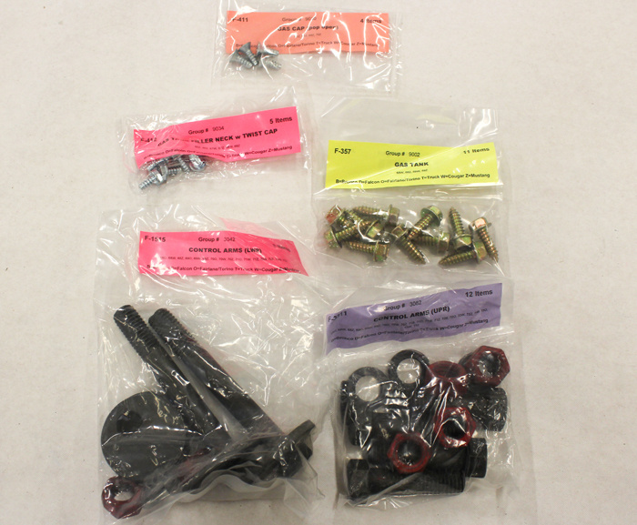 Schraubensatz Chassi Mustang 68 BB