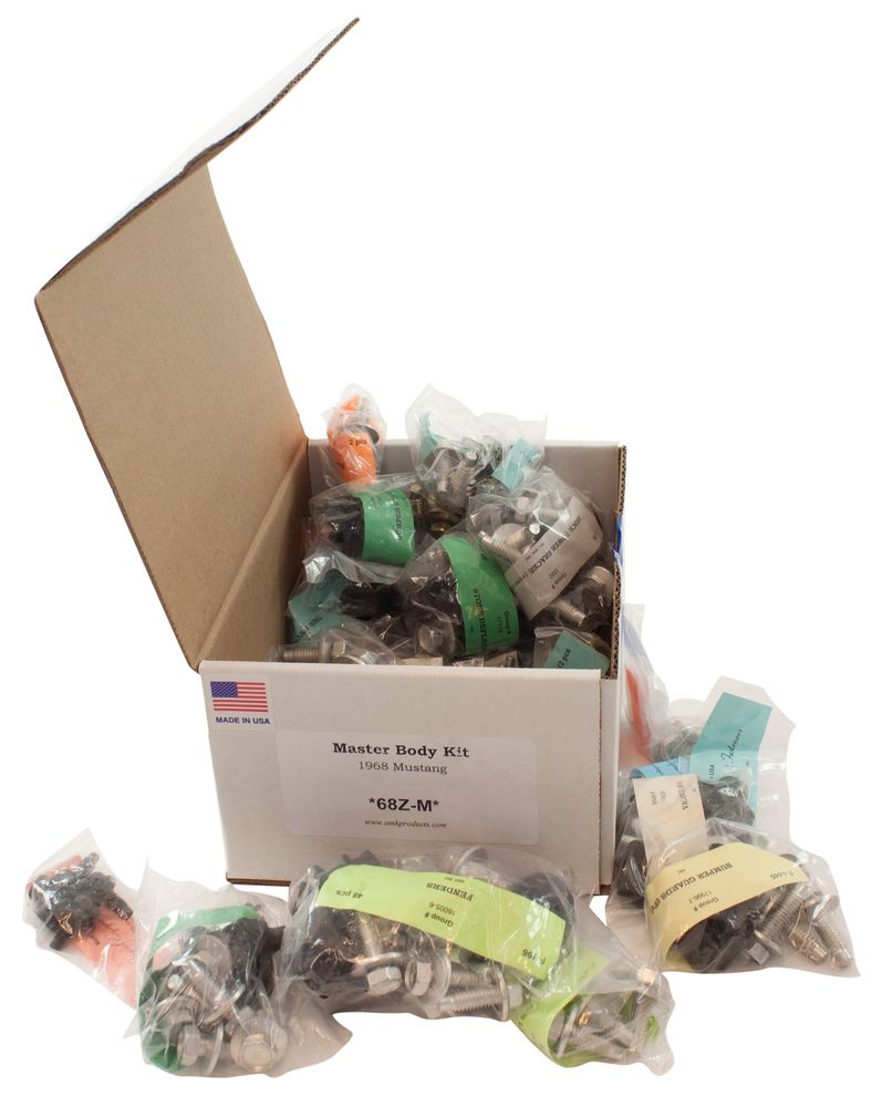 Schraubensatz Karosserie 68 Mustang