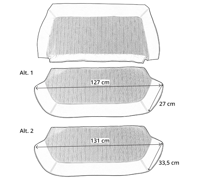 Bezug Sitz hi 120 4tg 61 grau Alt 2