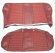 Bezug Sitz hi 220 65-66 rot Bezug Sitz hi 220 65-66 rot