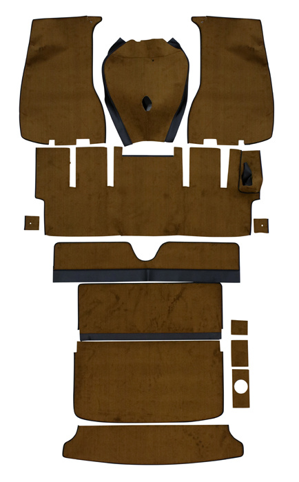 Teppichsatz 1800E 71 braun Textil Rechts