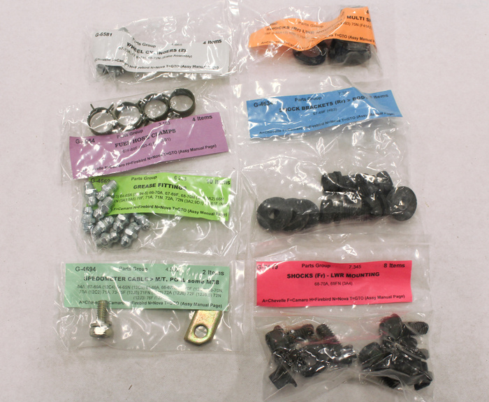 Master chassi kit Camaro 69 disc brake