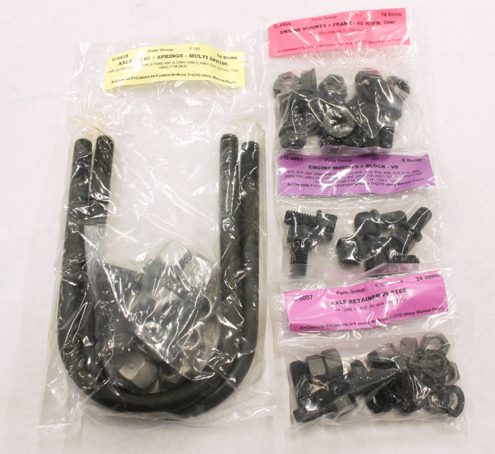 Master chassi kit Camaro 69 disc brake