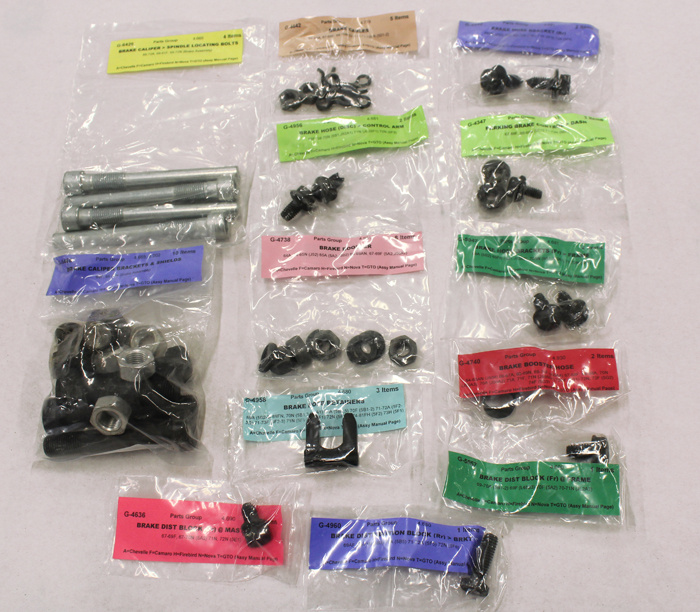 Master chassi kit Camaro 69 disc brake