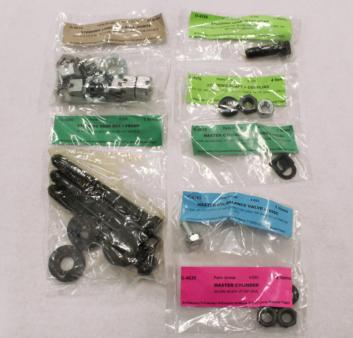 Master chassi kit Camaro 69 disc brake