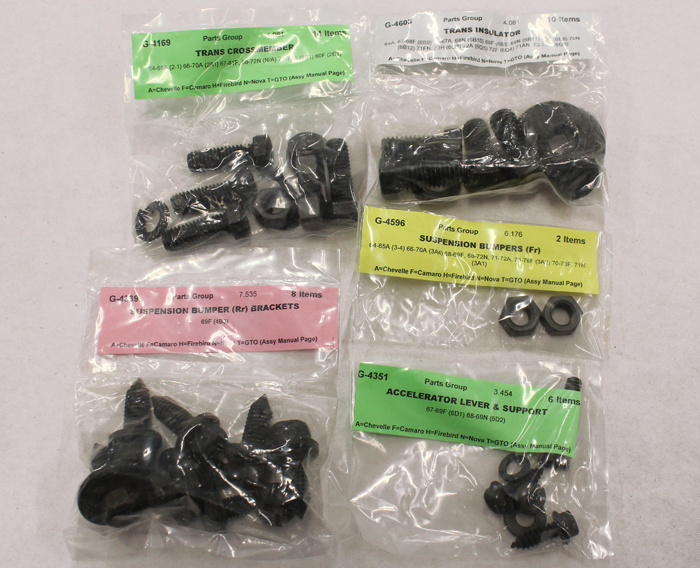 Master chassi kit Camaro 69 disc brake