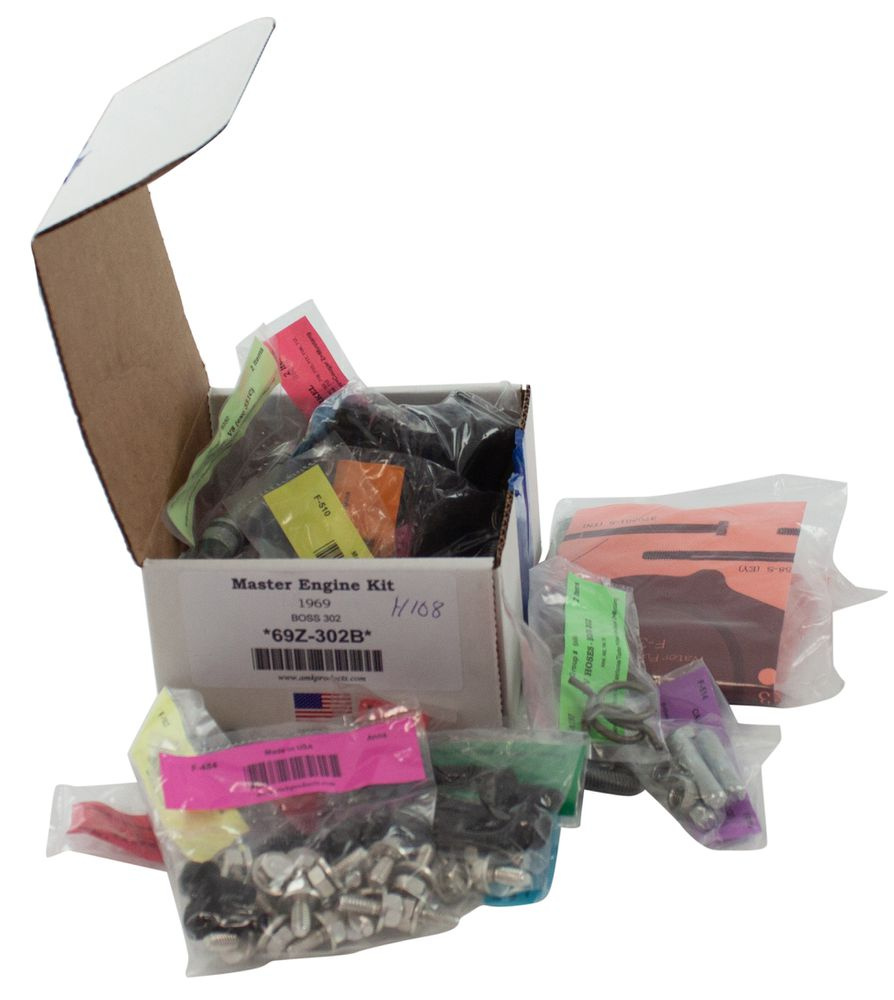 302 Boss 69 Master Fastener Kit Engine