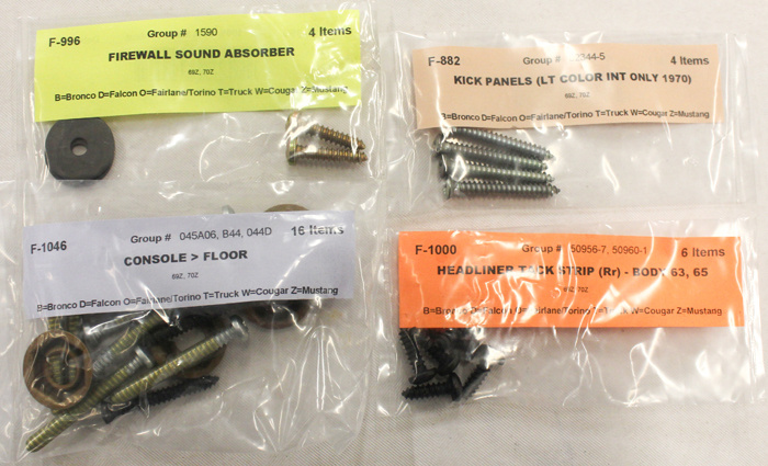 Mont.-satz Innenausstattung 69 FB Shelby