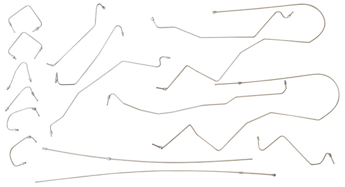 Brake line kit 140 late 1973 LHD