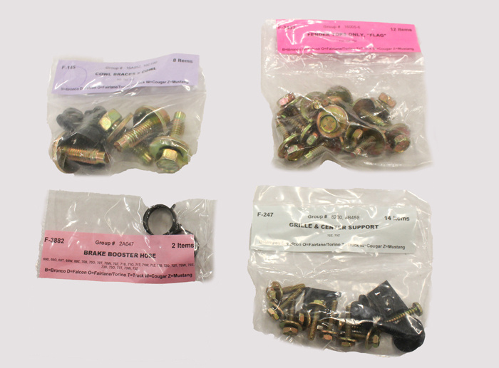 Montagesatz Motorraum Mustang 1972