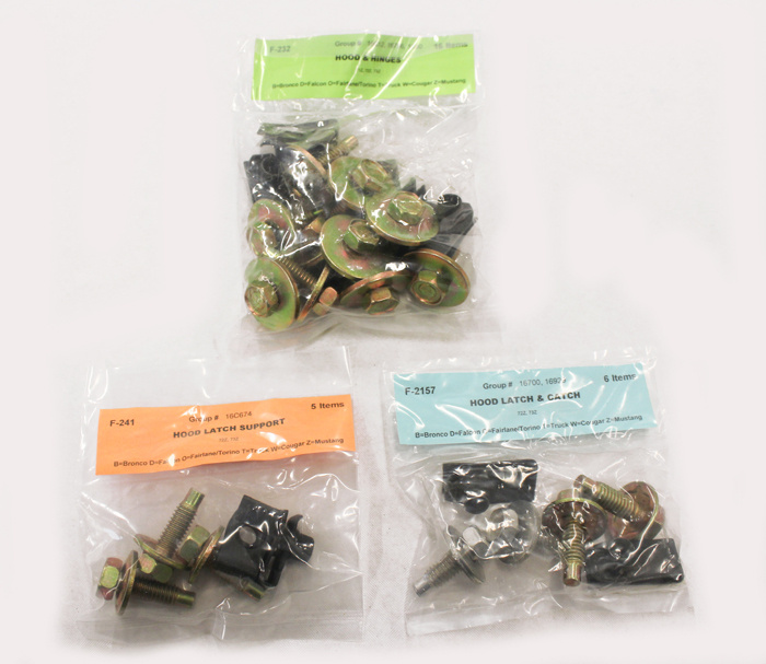 Montagesatz Motorraum Mustang 1972