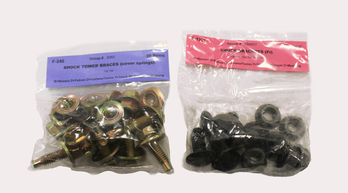 Montagesatz Motorraum Mustang 1972