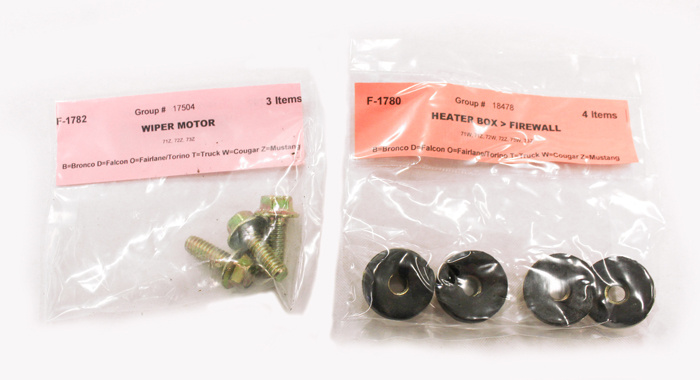 Montagesatz Motorraum Mustang 1972