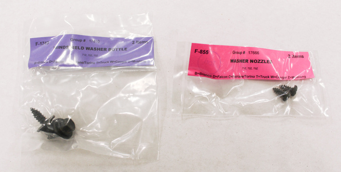 Montagesatz Motorraum Mustang 1972