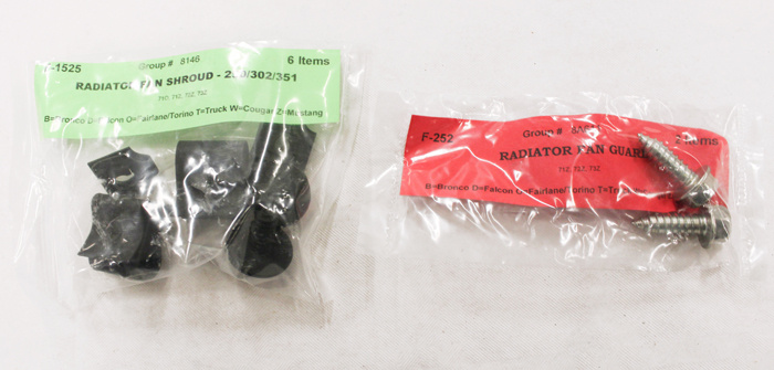 Montagesatz Motorraum Mustang 1972