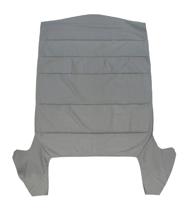 Dachhimmel 444 54-57 Stoff gerauht grau