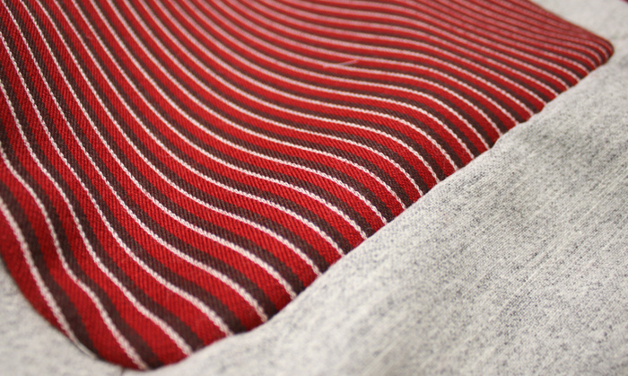 Bezug Stuhl vo 445 56-57 rot/grau