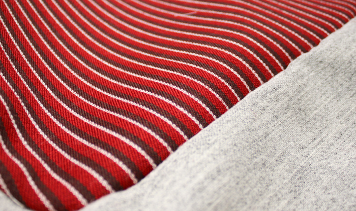 Bezug Sitz hi 445 56-57 rot/grau